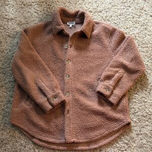 Cozy Brown Teddy Jacket